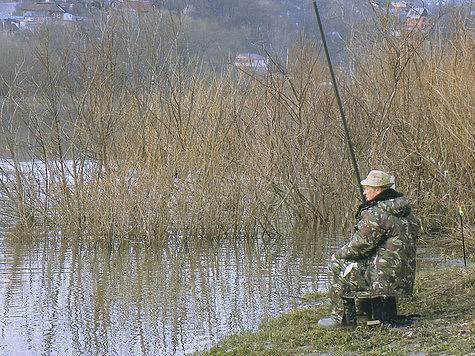 Рыбалка весной, фото