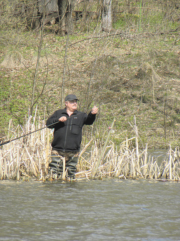 Рыбалка весной, фото